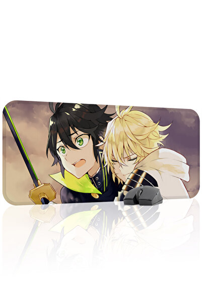 mousepad bastir Owari no Seraph Anime 70x30 Gaming Mouse Pad για παίκτες, Αντ...