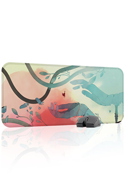 mousepad bastir Gris 70x30 Gaming Mouse Pad Αντιολισθητική βάση από καουτσούκ...
