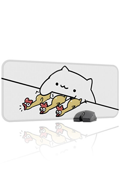 mousepad bastir Bongo Cat 70x30 Gaming Mouse Pad Αντιολισθητική βάση από καου...