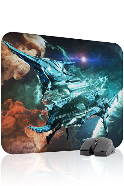 mousepad bastir Warframe 48x40 Gaming Mouse Pad για παίκτες, αντιολισθητική β...