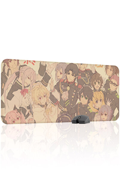 mousepad bastir Owari no Seraph Anime 90x40 Gaming Mouse Pad για παίκτες, Αντ...