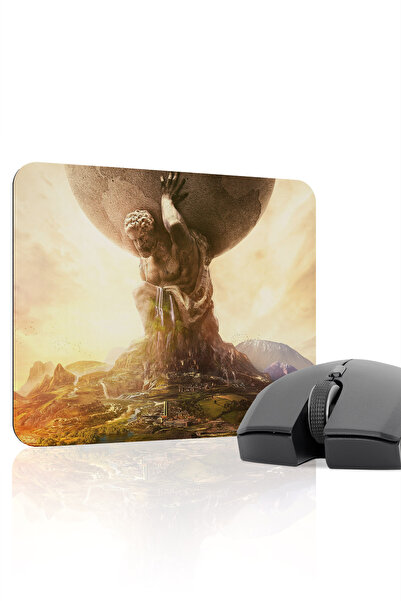 mousepad bastir Civilization 22X18 Player Gaming Mouse Pad Non-Slip Rubber Ba...