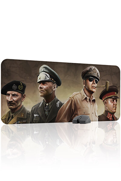 mousepad bastir Hearts of Iron 90x40 Gaming Mouse Pad για παίκτες, Αντιολισθη...