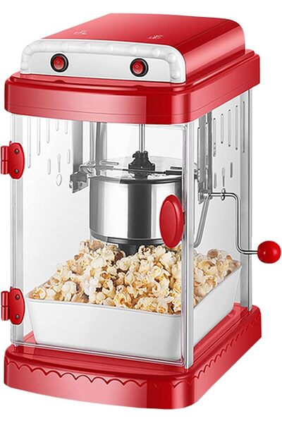 GENERAL 330W Retro Popcorn Maker Oil-Free Popping Machine Hot Air Popper