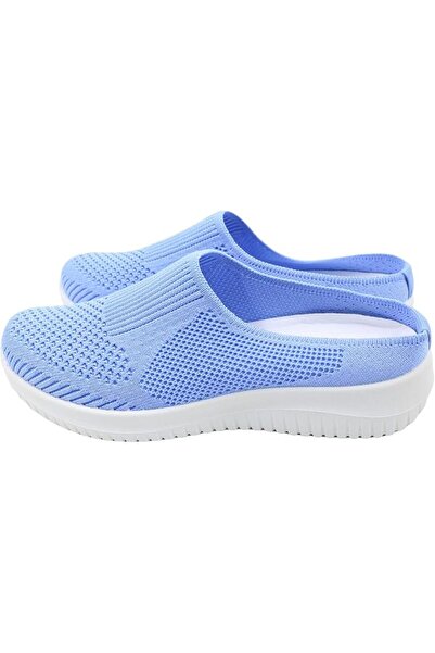 HAOYA Women's Slip-On Walking Shoes Lightweight Breathable Mesh Casual Flat S...