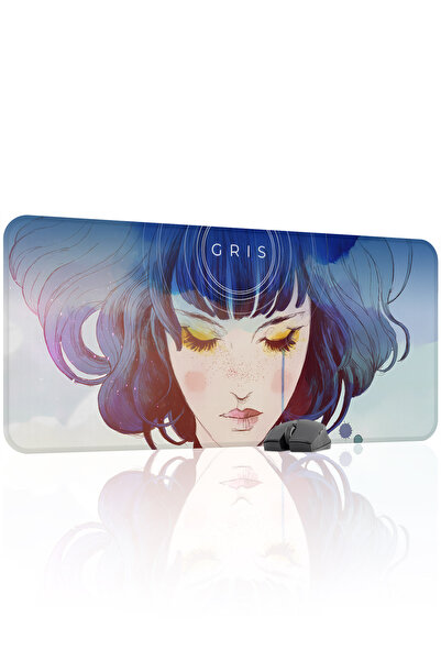 mousepad bastir Gris 90x40 Gaming Mouse Pad Αντιολισθητική βάση από καουτσούκ...