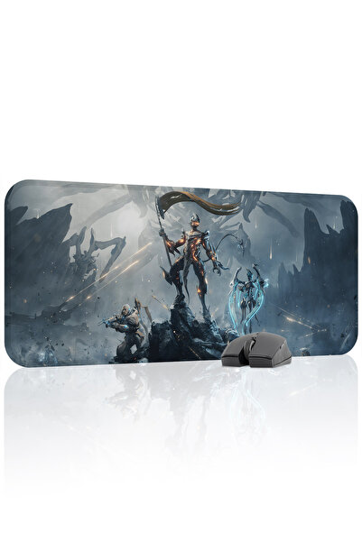 mousepad bastir Warframe 70x30 Gaming Mouse Pad για παίκτες, Αντιολισθητική β...