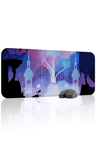 mousepad bastir Gris 70x30 Gaming Mouse Pad Αντιολισθητική βάση από καουτσούκ...