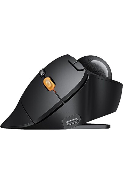 ProtoArc EM02 Wireless Trackball Mouse, Ergonomic Thumb Ball Mouse