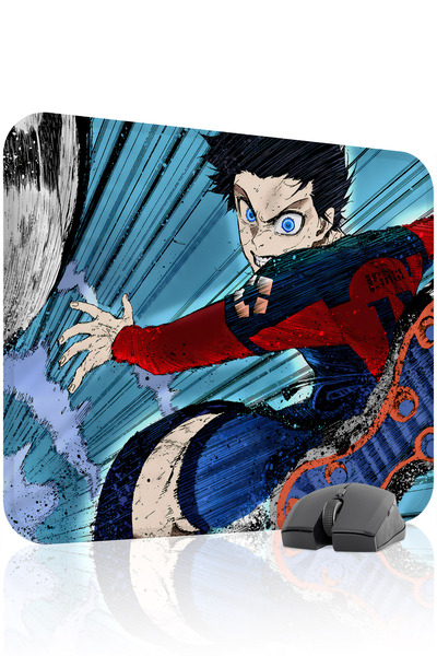 mousepad bastir Blue Lock Anime 48x40 Gaming Mouse Pad για παίκτες, Αντιολισθ...