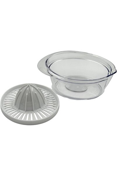 B&D Manual Citrus Juicer, Clear Glass Bowl with White Strainer, 0.5L Capacity...
