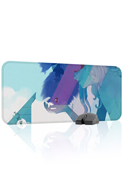mousepad bastir Gris 70x30 Gaming Mouse Pad Αντιολισθητική βάση από καουτσούκ...