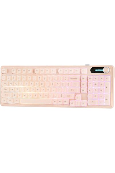 GENERAL MechLands M98 Silent Keyboard with Number Pad, Creamy Structure, 3 Mo...