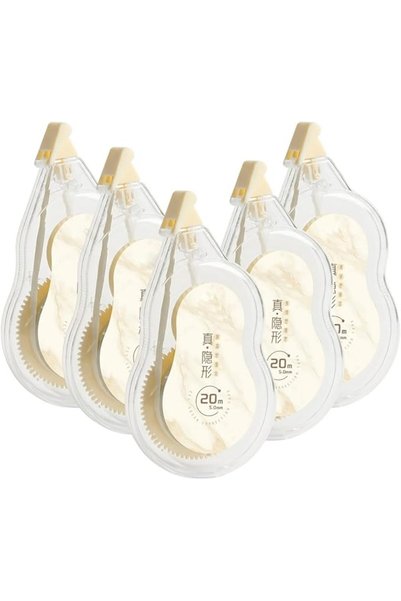 TERRIFI Correction Tape, 100 Feet Long Cream Beige Corrector, Smooth Glide, Q...