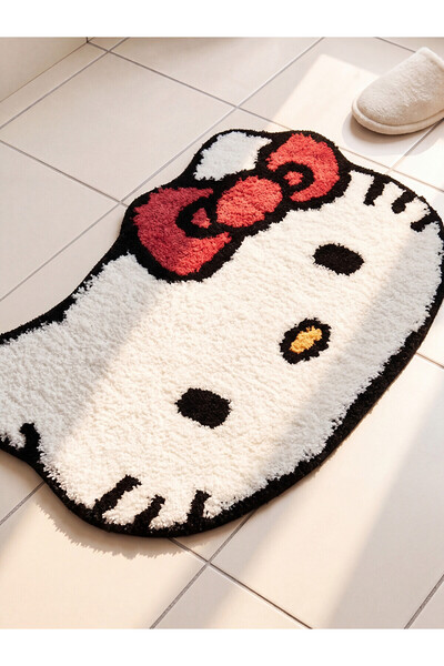 LC Waikiki Lcw Home Mixed Printed 50X80 cm Bath Mat with Nevavm Difference