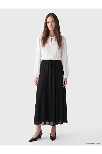 LC Waikiki I Beli Lace Detailed Skirt with Drawstring from Freezen Store