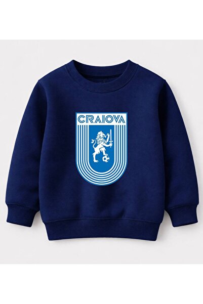 Efendioğlu Design سويت شيرت كبير الحجم مطبوع عليه CS Universitatea Craiovapam...