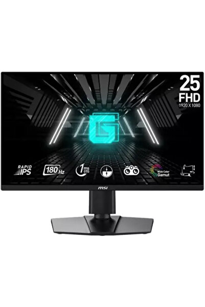 MSI Monitor gaming 24.5" 180Hz IPS 1ms Full HD HDMI DisplayPort Pivot Negru