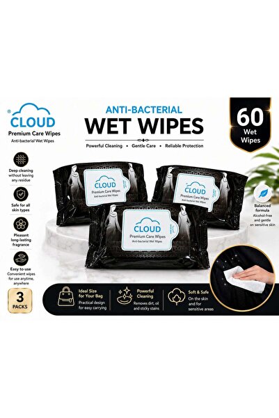 GENERIK 3 Packs of Wipes for Cleaning Abayas - 20 Wet Wipes in Each Pack
