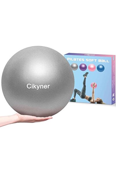 Cikyner Soft Pilates Ball, 9 Inch Small Exercise Ball with Inflatable Straw