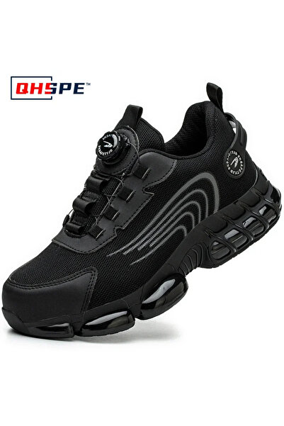 Choice 43 D-Black Rotating Button New Safety Shoes Men Anti-smash Anti-punctu...