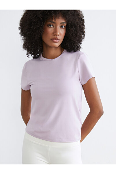 LC Waikiki Alita City Farkıyla Koor Sport Lilac Combed Cotton Plain Standard ...