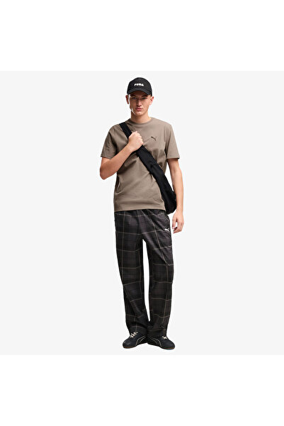Puma T7 Tartan Track Men's Black Trousers