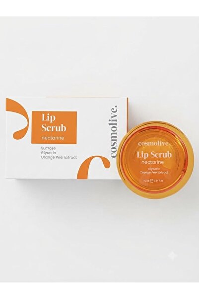 Cosmolive Cosmolife Moisturizing Lip Scrub Nectarine Flavor 15ml