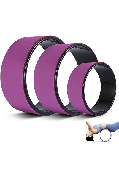 Taimi Yoga Wheel, Back Pain Relief, Stretching & Spine Roller- Dharma Yoga Ci...
