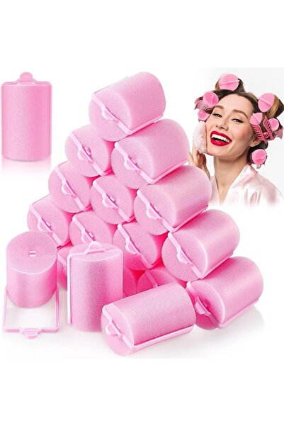 Aputue 18 Pieces Sponge Hair Rollers, Large Soft Foam Hair Styling Curlers 40...