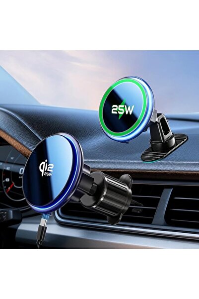 GENERAL for Qi2.2 25W MagSafe Wireless Car Charger Mount with RGB Light Magnetic