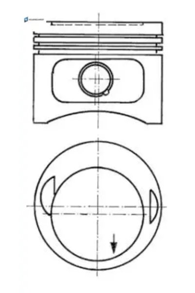 KOLBENSMITCH Pıston segman 0.50 96.00mm mercedes m102 w201 w123 w124 w460 22 pım A1020309537/