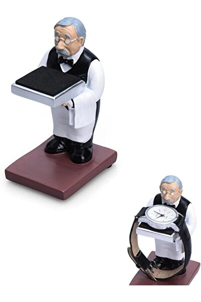 TERRIFI Watch Display Stand Old Housekeeper/Astronaut Resin Figurine Model Wa...