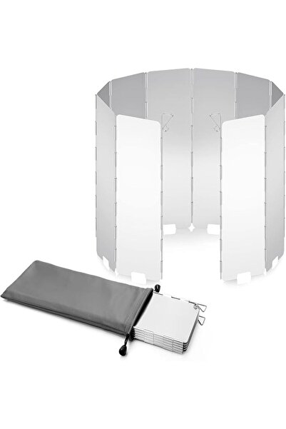 GENERAL Tall Stove Windscreen-Gas Burner Windshield- Utralight Compact Foldin...