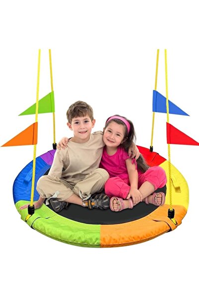 GENERAL Heavy Duty Saucer Swing for Kids Toddlers, 750LB Tree Swing with Adju...