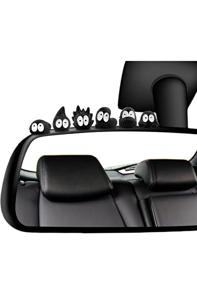 KASTWAVE 35 Pcs Cute Black Miniature Figures, Universal Interior Decoration A...