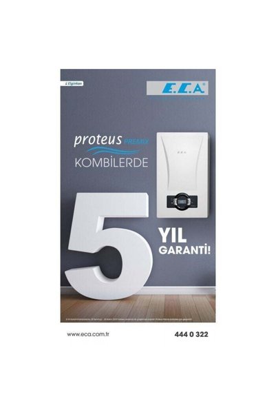 E.C.A. SPYLOS E.C.A. Proteus Premix 24 kW Tam Yoğuşmalı Kombi