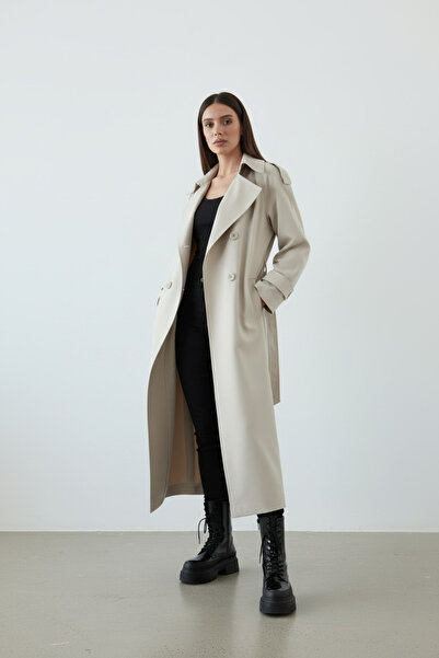 Durivya Apoletli Oversize Trençkot