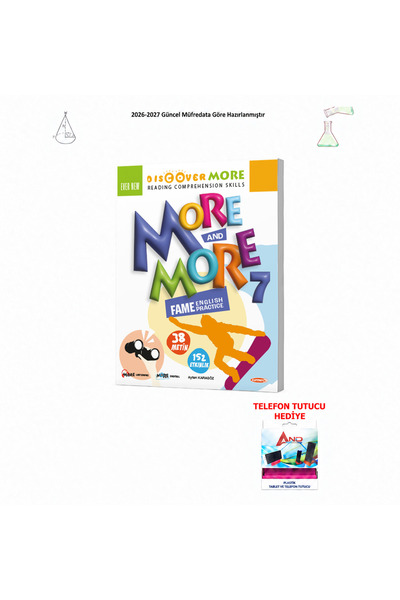 2026-2027 7. Sınıf More & More Discover Reading Comprehension Skills Telefon Tutucu Hediyeli