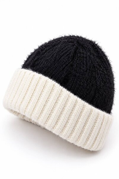 la polario Cozy Duo Soft Textured Folded Women's Beanie