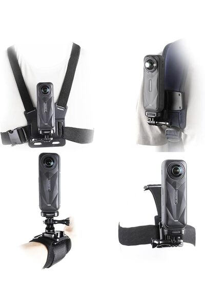 PellKing Accessories Kit for Insta 360 X6 X5 X4 X3 X2, Chest Mount Head Strap...