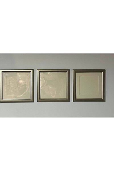 LİFE GLOBAL Platin Eskitme 21x21 Çerçeve paspartulu yada paspartusuz çift kul...