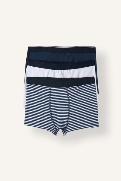 DeFacto 3-Piece Striped Boxer Set for Boys I7844A826Au