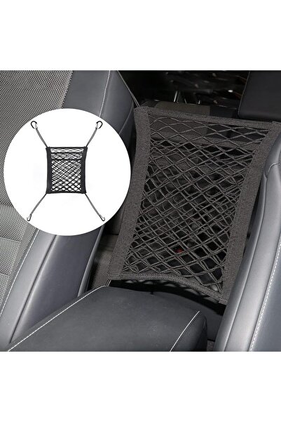 X SPRING Xspring Cargo Net Pocket, 3 Layer Car Net with 4 Reliable Hooks, Ela...