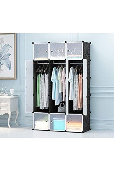 GENERAL Koalaife DIY Cube Wardrobe Clothes Storage Organizer Modular Closet B...