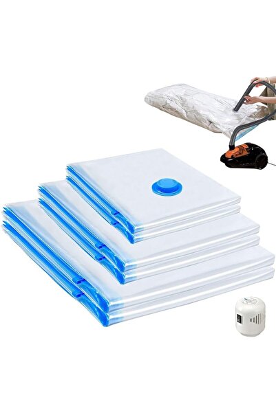 ANYUAN Vacuum Storage Bags 6 Pack with Electric Pump, Space Saving Compressio...