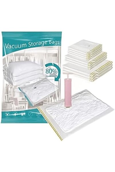 Generic Vacuum Storage Bags Set of 10 with Hand Pump, Space Saver Bags