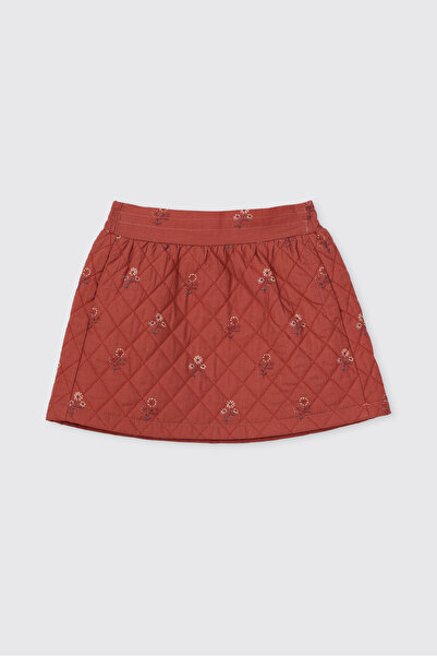 Panço Baby Girl Brick Skirt