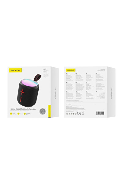 FONENG Boxă wireless M3 pentru smartphone-uri cu funcție Bluetooth