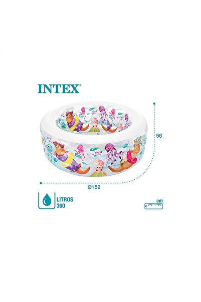 Intex حمام سباحة قابل للنفخ للأطفال